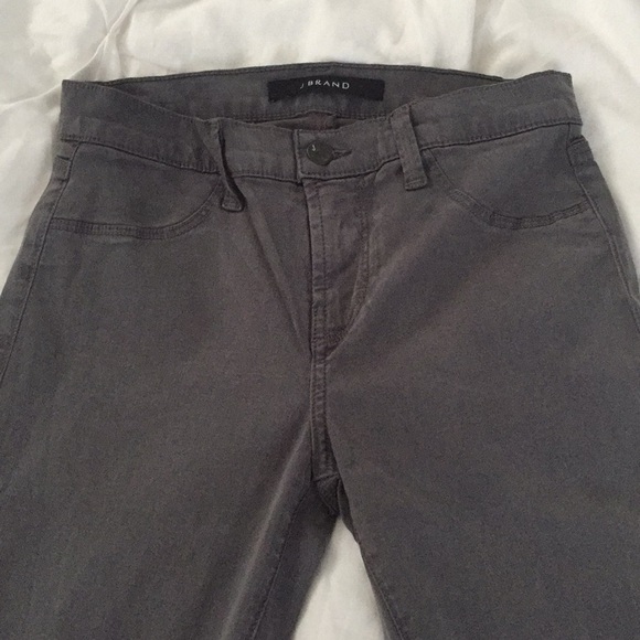 New Jbrand Super Skinny Jeans 485 Ash Grey 26 - Picture 2 of 6